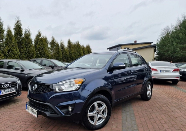 SsangYong Korando cena 31900 przebieg: 145000, rok produkcji 2013 z Kosów Lacki małe 497